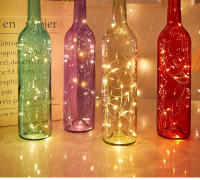 Luces De Garlandas Solares LED Para Exteriores Impermeables Con Hilo De Cobre En Forma De Tapa De Botella Decoración De 1M Para Bodas Y Navidad - details 5
