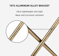 Silla De Camping Naturehike Ligera De Aluminio Para Pesca Y Senderismo Silla Plegable Collapsible NH17Z012-L De Marca Naturehike - details 4