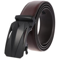 Cinturón de cuero genuino para hombre, cinturón automático de lujo, cinturón para jeans, cinturón ajustable - details 2