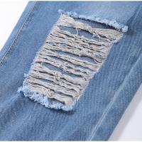 Jeans Rectos Para Mujer Moda Alta Cintura Washed Skinny Ropa Trasera Ropa De Lady Commuter Pantalones Delgados Con Agujeros Tendencia De Moda 2025 - details 2