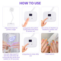 Secador De Uñas LED UV Inalámbrico Mini Lámpara De Secado Rápido Para Manicura Recargable Lámpara De Mesa Para Uñas - details 15