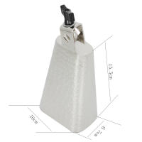 Campana De Buey Profesional De 6 Pulgadas Alta Tonalidad Electroplata Con Puntos Instrumento De Percusión Musical Accesorios - details 1
