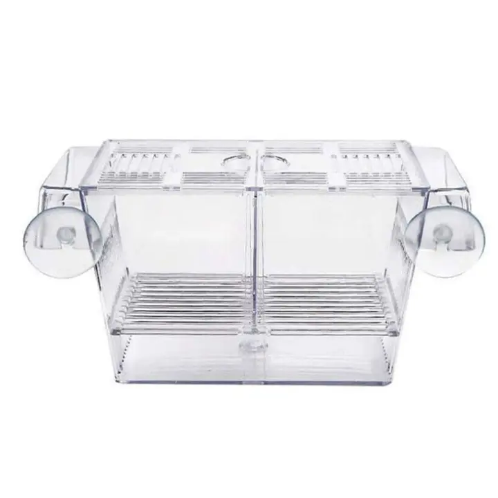 Acuario Multifuncional Para Peces Caja De Cría Y Aislamiento De Acrílico Transparente Tanque De Peces Para Guppys Incubador De Hatching - 1