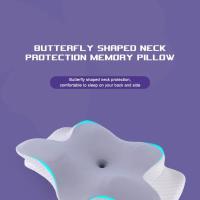 Almohada De Espuma De Memoria En Forma De Mariposa Alivio Del Dolor Cervical Ortopédica Para El Descanso Y El Sueño - details 10