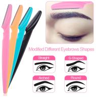 Afeitadora De Cejas Portátil Para Mujer Eliminación De Vello Seguridad Cuchilla De Afeitar Maquillaje Scraper Combo De 3/4/10 Piezas - details 2