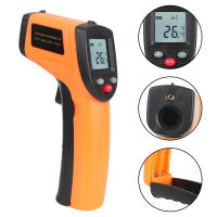 Pyrometro Infrarrojo Industrial GM320 C/F Thermómetro De Láser Punta De Pistoleta No Contacto Para Uso Industrial Medición Digital - details 1