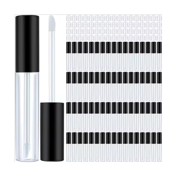 Tubos vacíos de plástico para brillo de labios, botellas de plástico para brillo de labios, 100 piezas, 10 Ml - 1