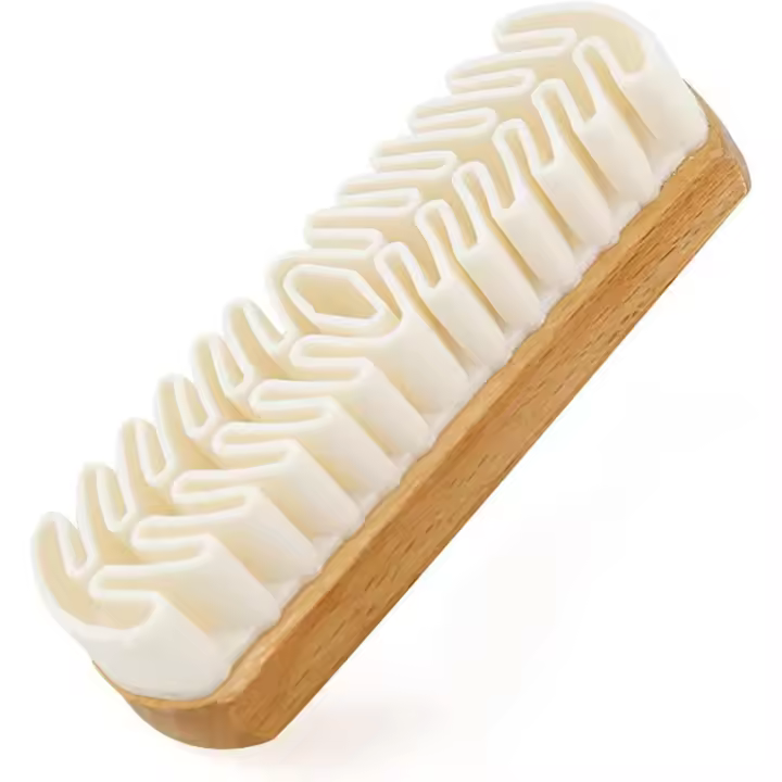 Cepillo para gamuza, cepillo para cuero de gamuza para limpiar y descontaminar zapatos, botas y accesorios de gamuza (1 pieza) - 1