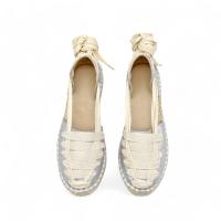 Calzados Soraia Sandalia Mujer Cuña Yute Espardeñas Planas con Lazos Moda Primavera y Verano Cómodas Elegantes Tendencia - details 4