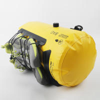 Mochila De Almacenamiento Exterior 20L Impermeable Y Colapsable Para Kayak Y Rafting Separación Seca Y Húmeda Bolsa De Río Unisex Color Amarillo Y Negro - details 13