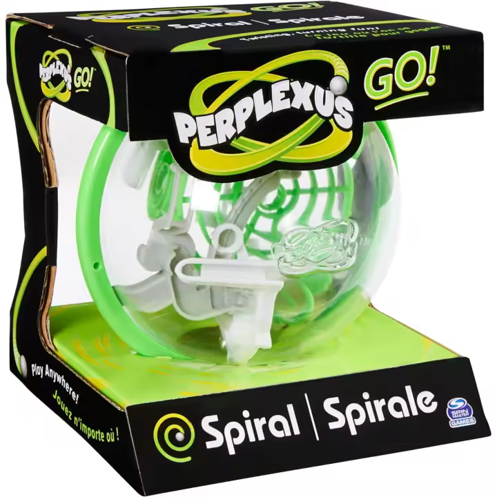 Perplexus GO! Spiral, Juego de Laberinto Compacto y desafiante, para Adultos y niños a Partir de 8 años (Spin Master 6059581) - 1