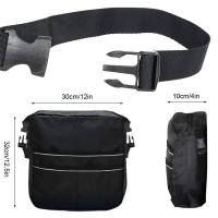 Bolsa De Transporte Grande Para Silla De Ruedas Accesorio Para Rollator Bolsa De Viaje Para Hombres Con Manillar Colgante Material Ecológico 420D Oxford + 210D Lining - details 3