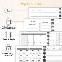 Planificador De Maestro A5 Con Encuadernación Espiral 2025-2026 Incluye Páginas De Contacto Y De Notas Accesorios Para Trabajo Y Planificación De Aprendizaje - details 3