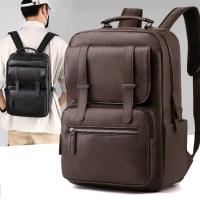 Mochipa minimalist de cuero para hombre, Bolso de Orden impermeable para Viajes de Negocios y Viajes, 40x28x18cm - details 1
