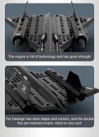 Modelo De Avión SR-71 Blackbird Juguete De Combate Espacial Para Niños Set De Bloques De Construcción DIY 183 Piezas - details 2