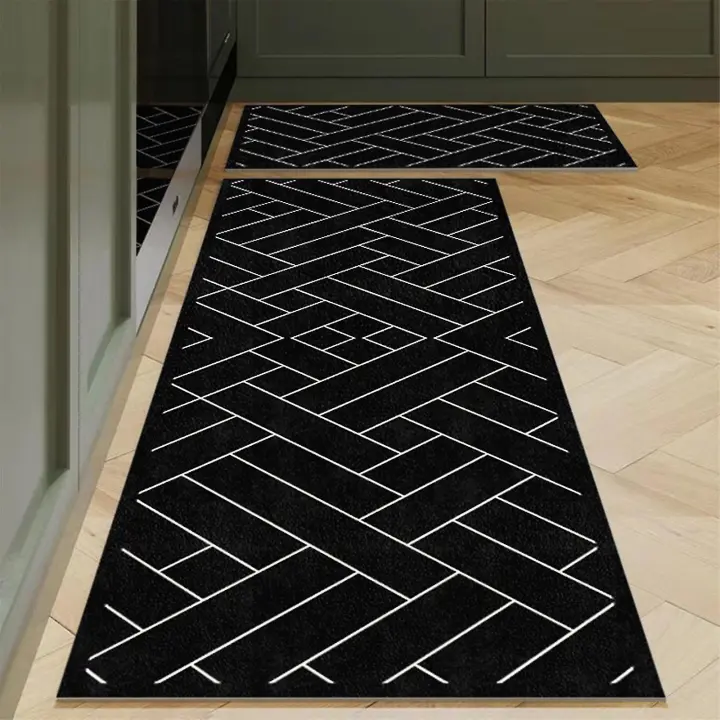 Alfubra de Cocina, 2 alfbras de Cocina, alfombras de Cocina para Piso, Foreign de escritorio antideslizante, juego de albrás de Cocina imperabilizer para Cocina, Piso, Oficina - 1