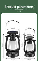 Lámpara De Mesa LED Retro Caballo Decoración De Ambiente Recargable Para Camping Barra Luz De Escritorio Linterna Decorativa Para El Hogar - details 12