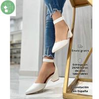 Eva Zorteon - Zapatos de Tacón ancho con Tiras Traseras Mujer,Marca TULIPANO . - details 5