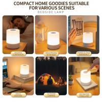 Lámpara Nocturna LED Recargable Por USB Con Control Remoto Luz De Noche Cálida Para El Borde De La Cama Decoración De Escritorio Lámpara Nocturna - details 4