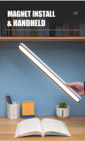 Lámpara De Mesa Magnética Colgante 48cm LED Con Luz De Lectura Y Espejo Luz Nocturna Dimmer USB Recargable Para Cabecera - details 7