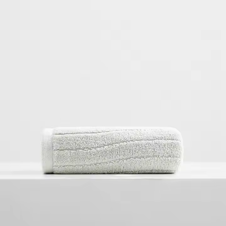 Toalla de Algodón Pure GOOZONE HOME, Gruesa, de clase A, de Algodón Peinado, absorbente de Agua, de jacquard, 35x75 cm - 1