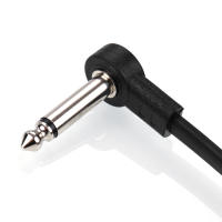 Kit De Cables De Patch Planos Ggiant AC-8 Pedal De Efectos Para Guitarra Con Conectores De Ángulo Recto De 1/4 Pulgada Longitud De 6 Pulgadas 4 Packs - details 6