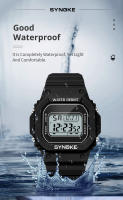 Reloj Digital Deportivo Para Mujer SYNOKE Luminoso Multifuncional Impermeable Cronógrafo Estilo Outdoor Moda Estudiante - details 5