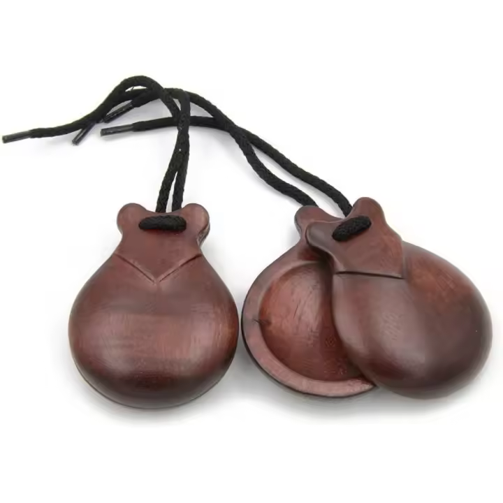 castañuelas Madera Bubinga New Brand JM Forest  Jale 108-5  instrumento musical para bailes flamencos - 1