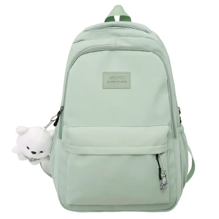 Mochara impermeable de Alta capacidad para Mujer, Morral Escolar para Orden portátil, Bonita Bolsa de viaje para Libros, a la moda, novedad - 1