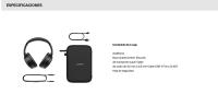 Bose QuietComfort SC Headphones, Auriculares inalámbricos con cancelación de Ruido, Auriculares de Diadema con Bluetooth, micrófono y Cable con hasta 24 Horas de autonomía, con Estuche Blando, Negro - details 8