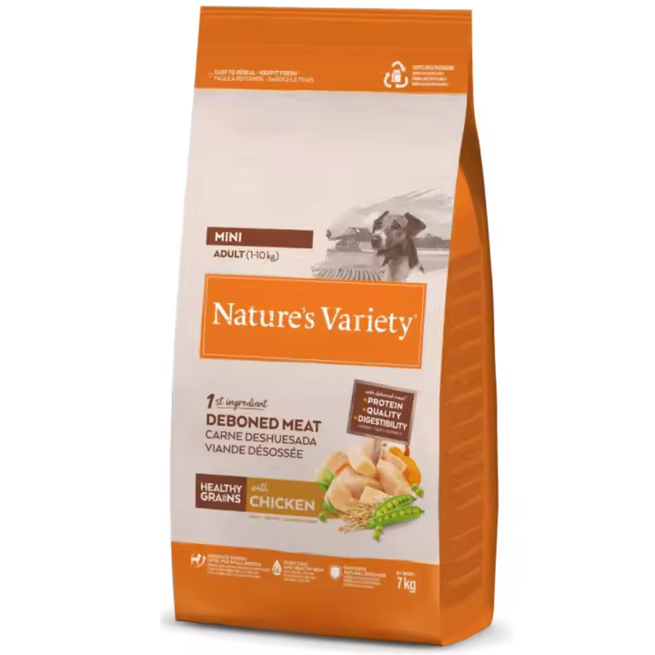 Nature´s Variety Adult Mini Healthy Grain Chicken | Pienso Nutritivo de Pollo para Perros Adultos Mini de Nature´s Variety - 1