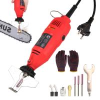 Kit de afilador de Cadenas de motosierra inalámbrica 180W Eléctrica molino de troquelado herramienta de molienda Afilador de Amoladora de Cadena de Mano - details 0