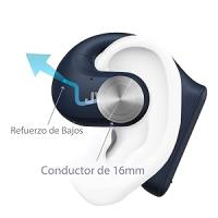 JVC Auriculares inalámbricos Deportivos 27h de Batería, Sonido, Auriculares de Oido Abierto, Resistentes al Agua IPX4, Doble Micro, Auriculares Running para Correr - HA-NP35T-W, Blancos - details 1