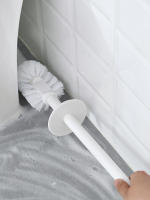 Cepillo De Inodoro Grande Y Engrosado Con Mango Largo Y Base Anti-Derrame Para Baño Accesorios De Limpieza Herramienta Para El Hogar - details 5