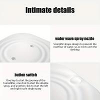 Humidificador de aire portátil de escritorio USB de 2 l con vapor frío, humidificador ultrasónico silencioso con 2 modos de niebla y 7 luces de colores, apagado automático para viajes, hogar y dormitorio - details 5