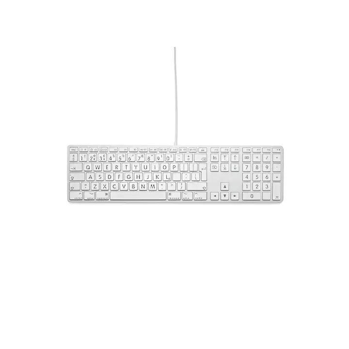 Teclado USB Lmp con Fuente Grande y Cubierta Superior de Aluminio - 1