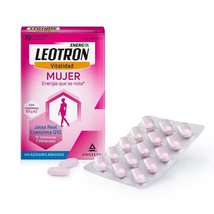 Leotron Mujer - Multivitaminas para una Saludable Nutrición - 30 Comprimidos - 1