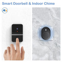 Interfono De Puerta Inalámbrico Con Cámara De Seguridad HD WiFi Visión Nocturna Voz Cambiable Para Monitoreo Doméstico - details 1