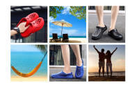 Sandalias De Verano Para Hombre EVA Ligera Zapatillas Casuales Clogs Para Jardín Y Playa Talla Grande 49 Zapatos Planos Para El Hogar Y Exteriores - details 3