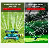Juego De 4 Aspersores Automáticos Verdes Rotación 360 Grados Riego De Jardín De Verduras Aspersor De Agua Para Riego - details 4