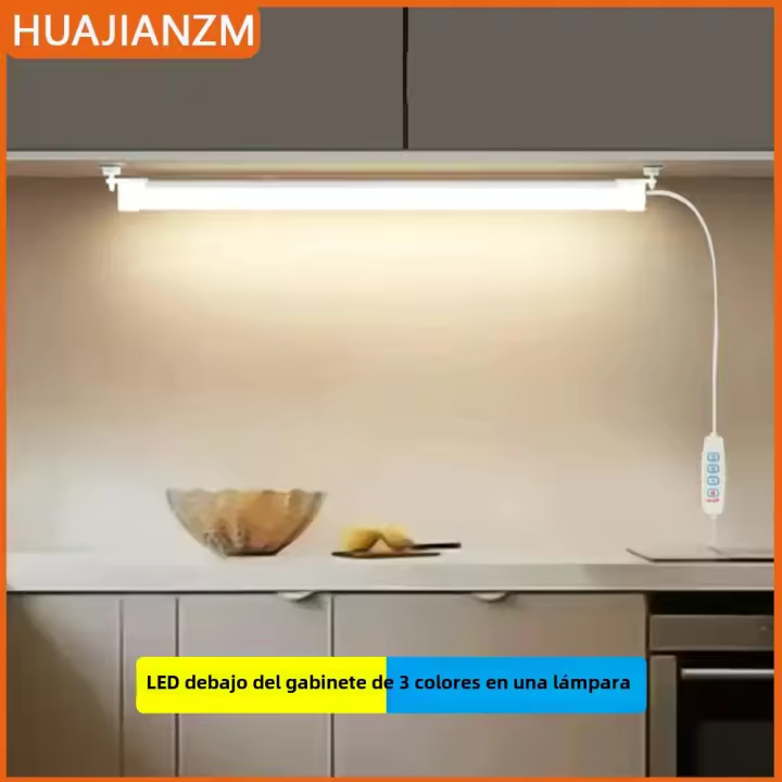 Luz De Noche Magnética Para Gabinete Lámpara De Lectura Para Estudio Luz De Escritorio USB 5V Para Dormitorio Y Sala De Estar - 1