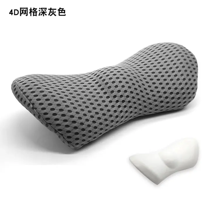 Cojín de Almohada de Espalda para Asiento de Coche Lujo de Cotton Memory Breathable Cojín de Soporte para Cuello/Cintura para Cama Sofá Oficina Sleep Goods - 1