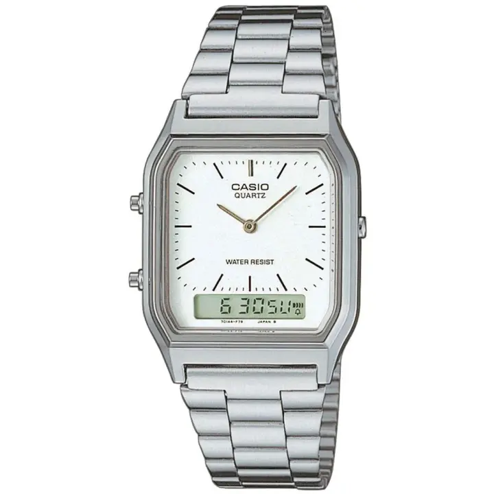 Casio Reloj 230a7d Plateado Unisex - 1