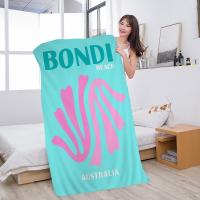 Toalla De Playa Microfibra Absorbente Suave Para Montañismo Yoga Natación Correr Toalla De Algodón Tejida Combinada Toalla De Baño Miami Beach Ibiza Capri Bondi Mykonos - details 7