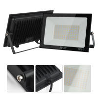 Lámpara De Inundación LED IP66 Impermeable 100W 50W Negro Con Caja De Aluminio Para Jardín Calle Puerta Farol De Pared - details 6