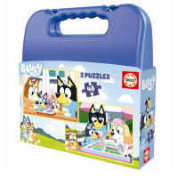 Puzzle Bluey, Maletín 2 Puzzles Bluey de 48 piezas, Puzzles infantiles de 4 a 6 años para Niños y Niñas, Regalo Cumpleaños, Navidad, Reyes - details 3