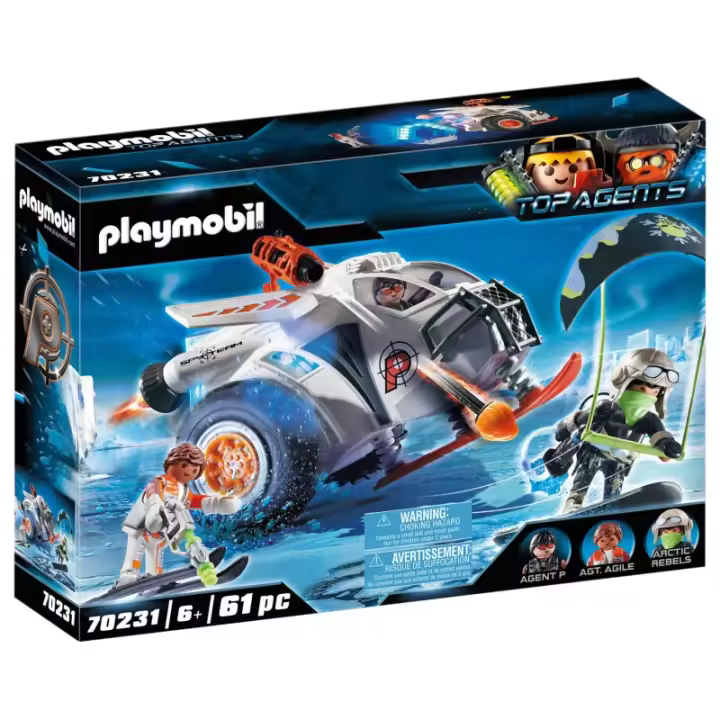 Playmobil 70231 Spy Team Planeador de Nieve Top Agents 21P70231 - 1