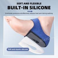 Protectores de talón Gel de silicona transpirable Copa de cojín Alivio del dolor de talón Manga Plantilla para calzado - details 7