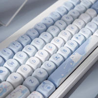 USLION Kit De Keycaps 95 Teclas Tema Gato Postre MOA Perfil Para Teclado Mecánico GMK67 Gaming Compatible Con 61/64/68/84/75/87 Teclas - details 8