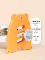 Cuenco De Acero Inoxidable Para Perros Con Soporte De Bambú Elevado Ajustable Alimentador De Alimentos Y Agua Para Gatos Accesorios Para Mascotas - details 1
